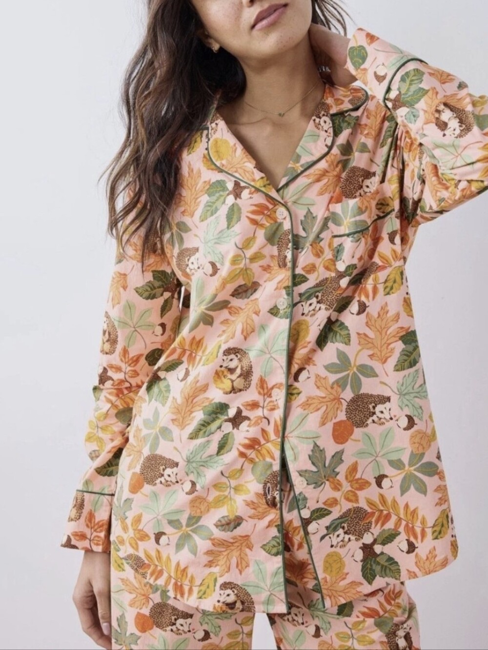 NWT Printfresh Hedgehog Forest Pajamas